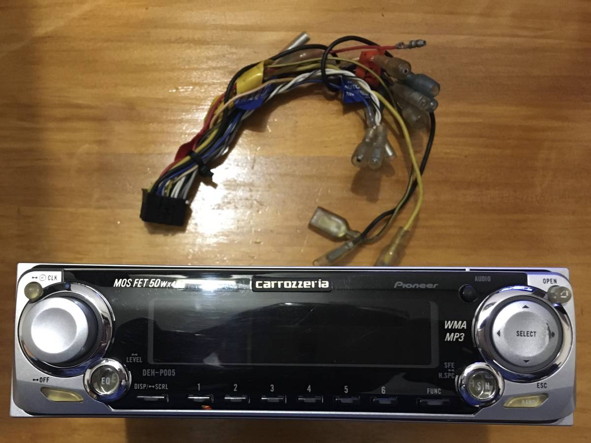 carrozzeria カロッツェリア DEH-P005 ハーネス付きの入札履歴 - 入札