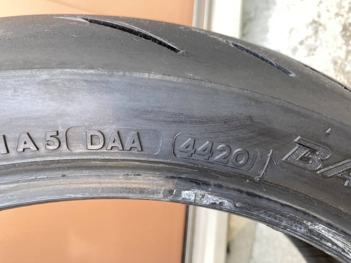 バリ山！ ブリジストン BATTLAX S22R 180/55-17 中古MCタイヤ