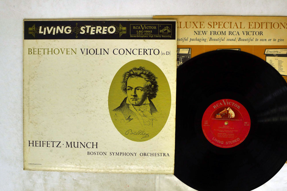 100%新品，豊富な 米 LIVING STEREO ハイフェッツ ミュンシュ/ベートーヴェン ヴァイオリン協奏曲/RCA VICTOR LSC 1992(クラシック)｜売買されたオークション情報、yahooの商品情報をアーカイブ公開 - オークファン その他