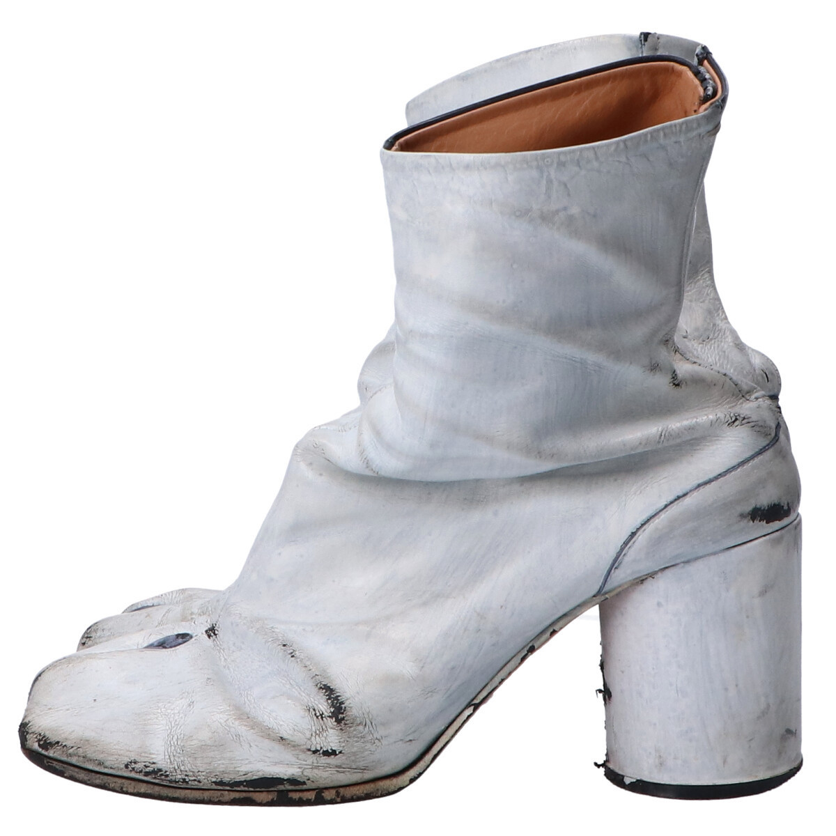 1円 Maison Margiela メゾンマルジェラ 22 ペイント レザー足袋ブーツ