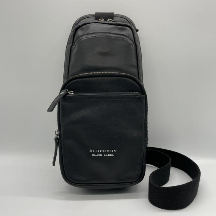 1円【極美品】バーバリーブラックレーベル ショルダーバッグ ボディ 
