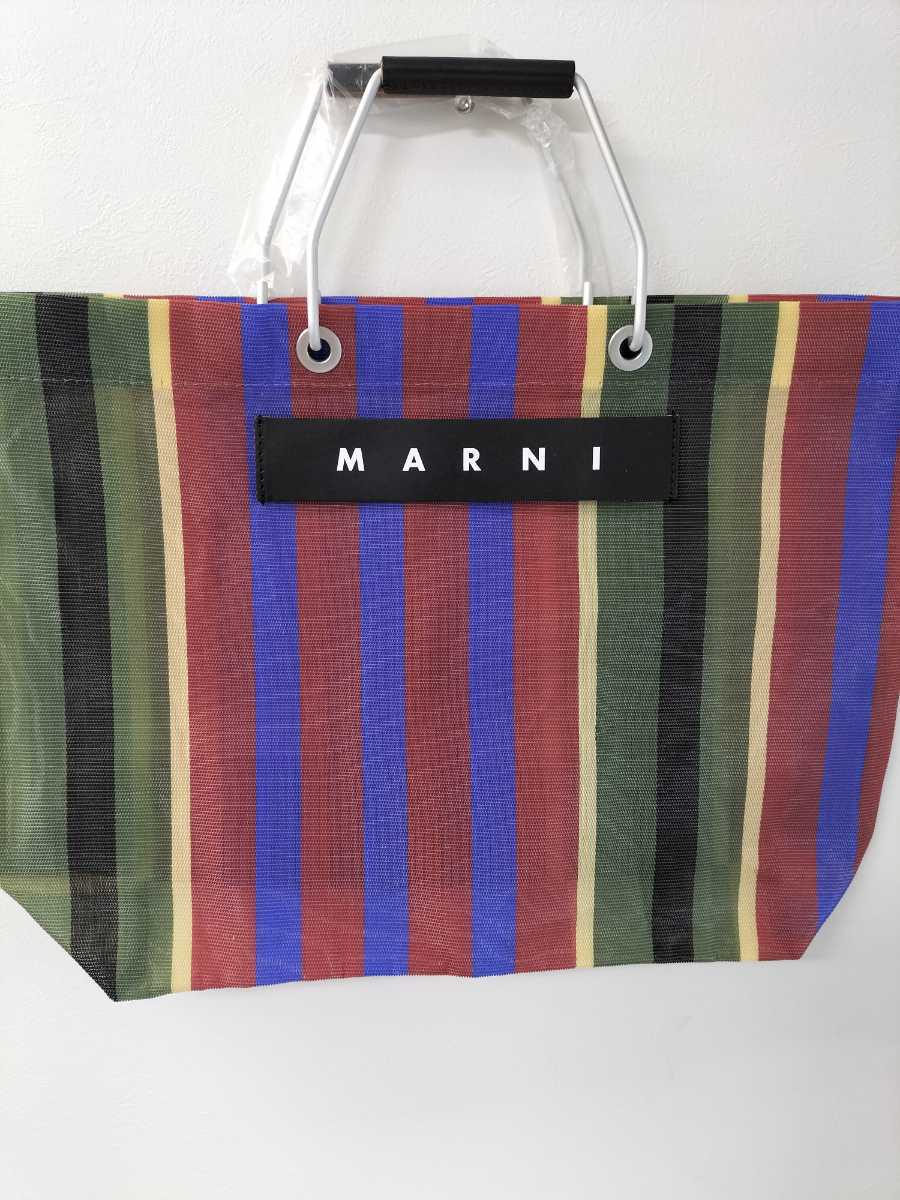 今季 限定新色！未使用 MARNI マルニ マーケット ストライプ 柄 
