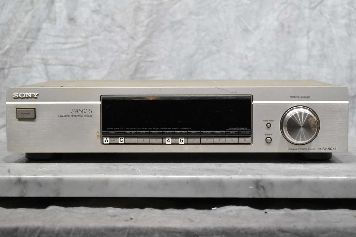 SONY ソニー ST-SA50ES AM/FMチューナー【現状渡し品】 ST-SA50ES