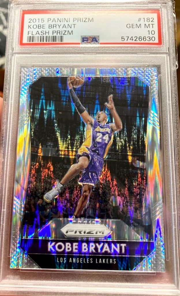 PSA10 RC コービー ブライアント / kobe NBA PSA 10】満点 鑑定済 Kobe Bryant 2015-16 PANINI PRIZM Flash Prizm