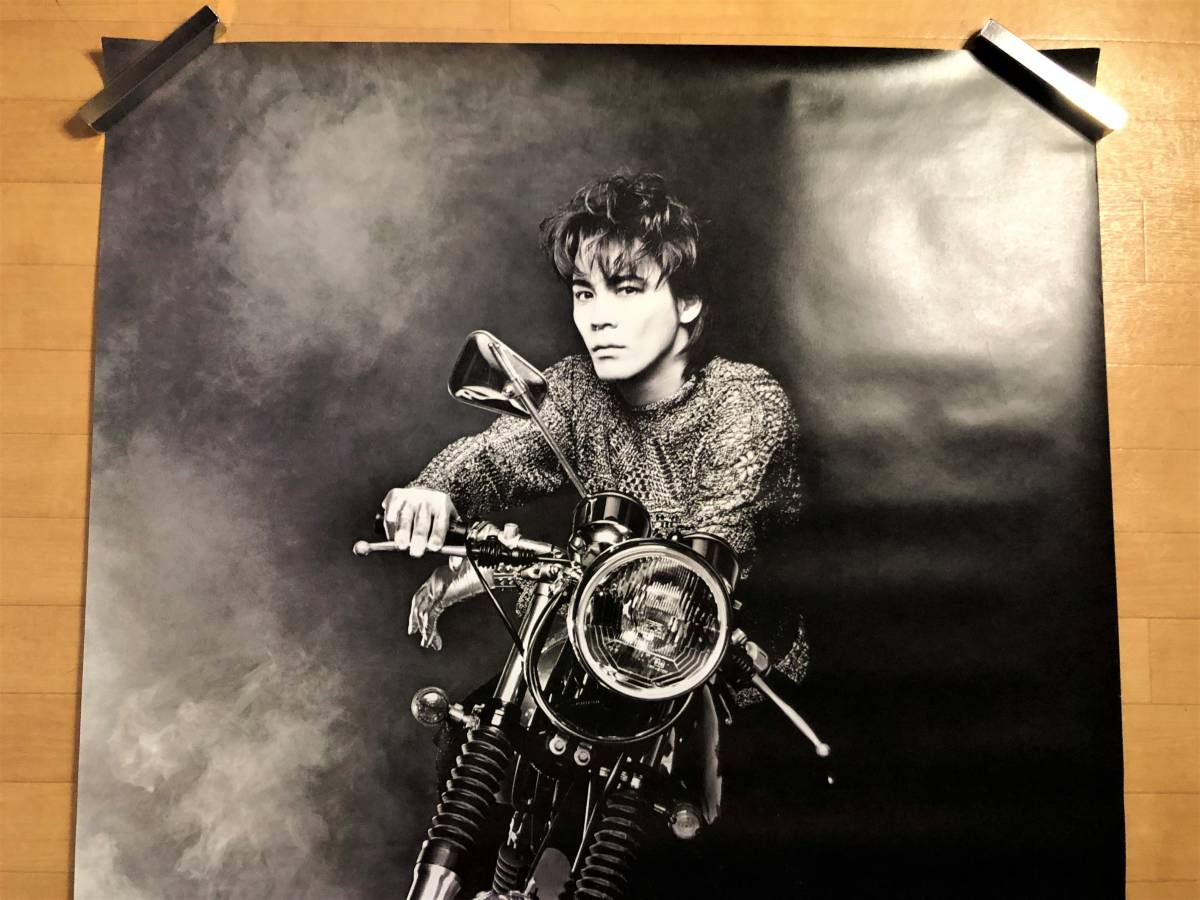 氷室京介 W④ 大判 限定ポスター バイク グッズ boowy(氷室京介)｜売買
