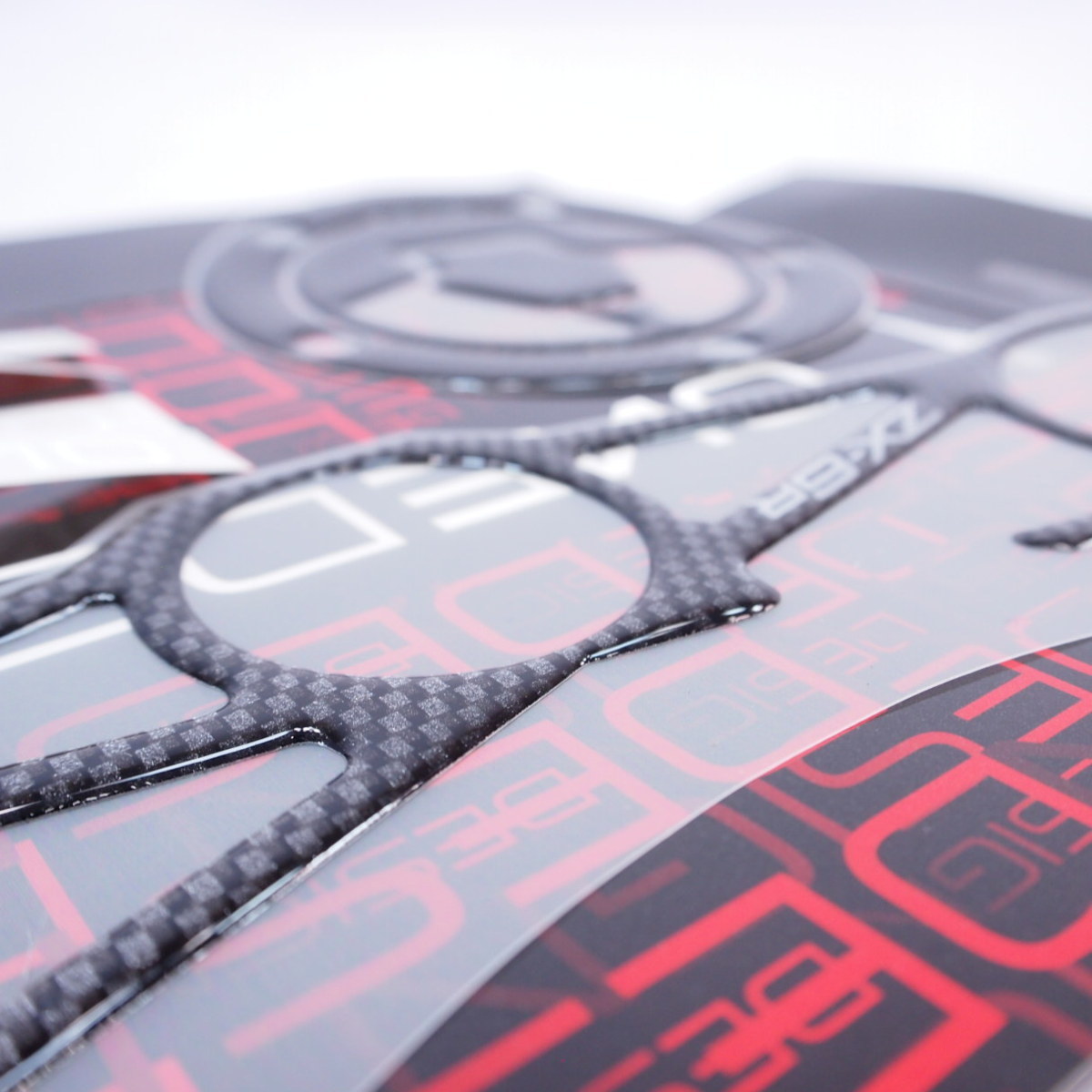 ZX-6R 12-16年ONE DESIGNカーボン調トップブリッジ.ガソリンタンク