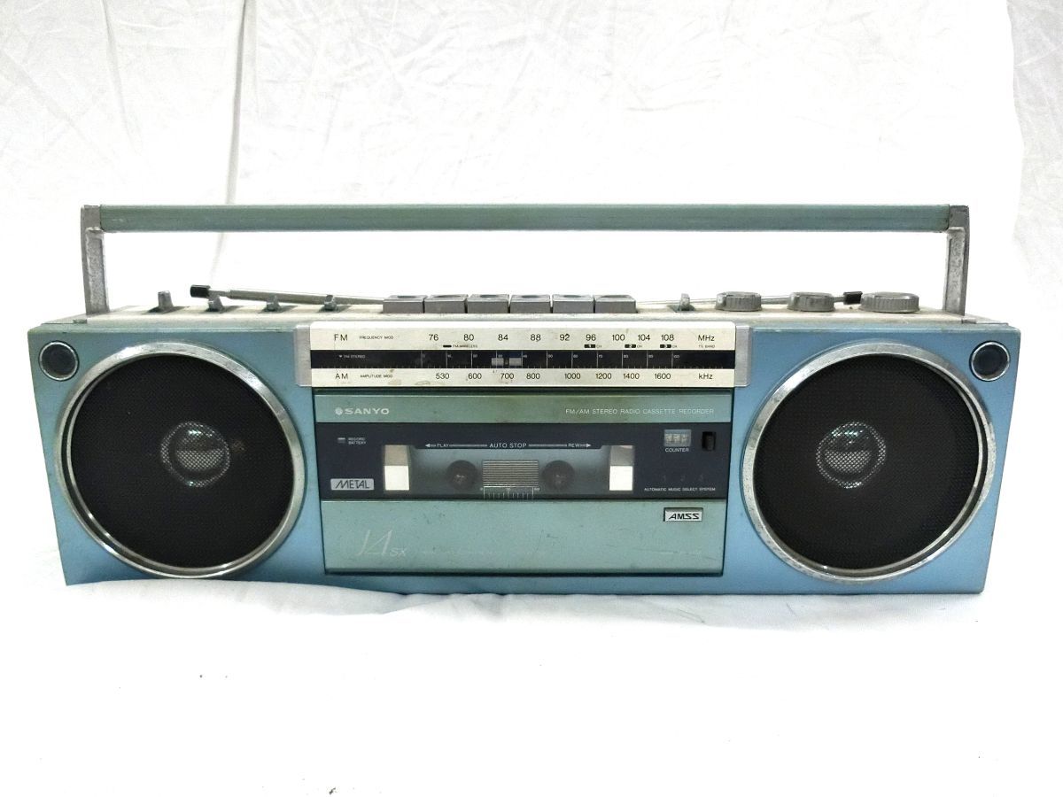 1000円スタート ラジカセ SANYO サンヨー MODEL NO.MR-U4SX FM/AM