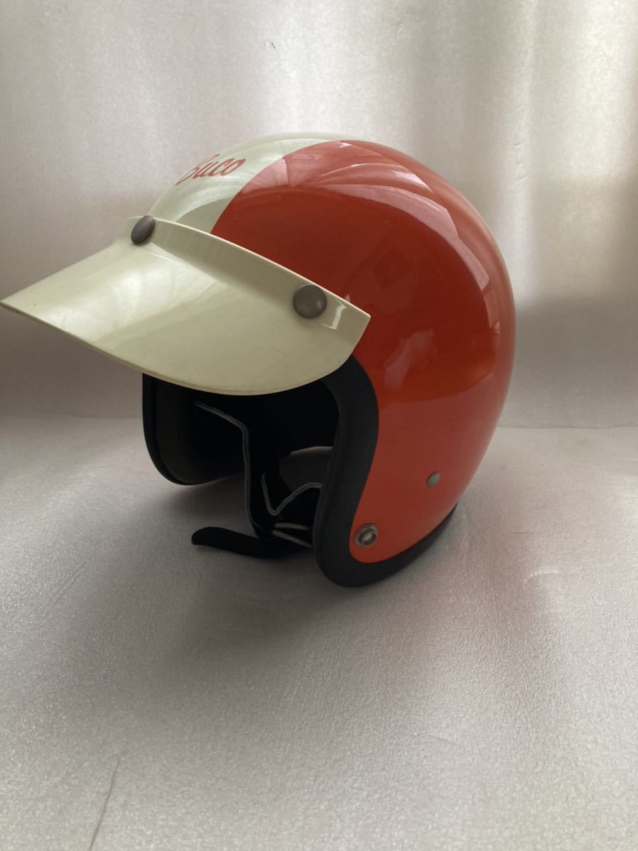 スモールブコ　SMALL BUCO ヘルメット　M スモールブコ BUCO SMALL シールド、バイザー付き ,SmallBucoスモールブコヘルメット 値下げしました❗️Buco&frasl;スモールブコ☆M☆ビンテージヘルメット