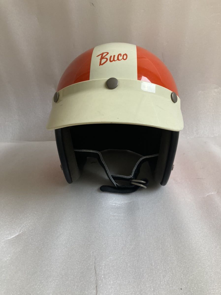 スモールブコ　SMALL BUCO ヘルメット　M スモールブコ BUCO SMALL シールド、バイザー付き ,SmallBucoスモールブコヘルメット 値下げしました❗️Buco&frasl;スモールブコ☆M☆ビンテージヘルメット