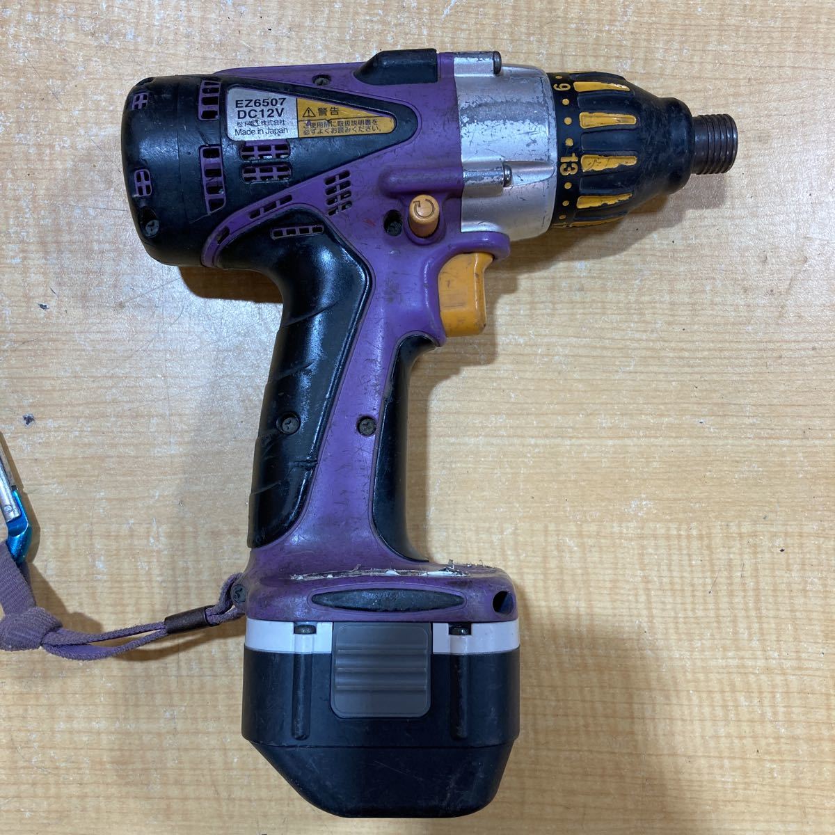 松下電工 National ナショナル 12V インパクトドライバー 12v 2点 ドリルドライバー 2電源 ☆ナショナル インパクト - 1点 バッテリー2個 充電器 充電インパクトドライバ