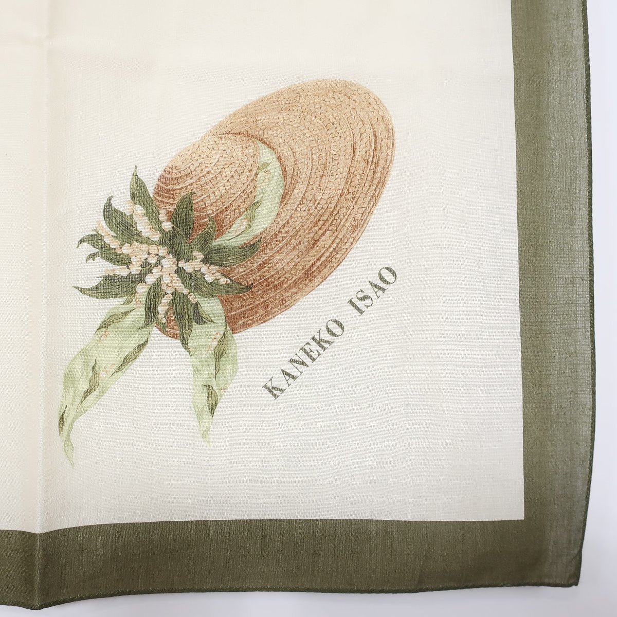 極美品！】カネコイサオ KANEKO ISAO☆鈴蘭と麦わら帽子Ptが大人可愛い  