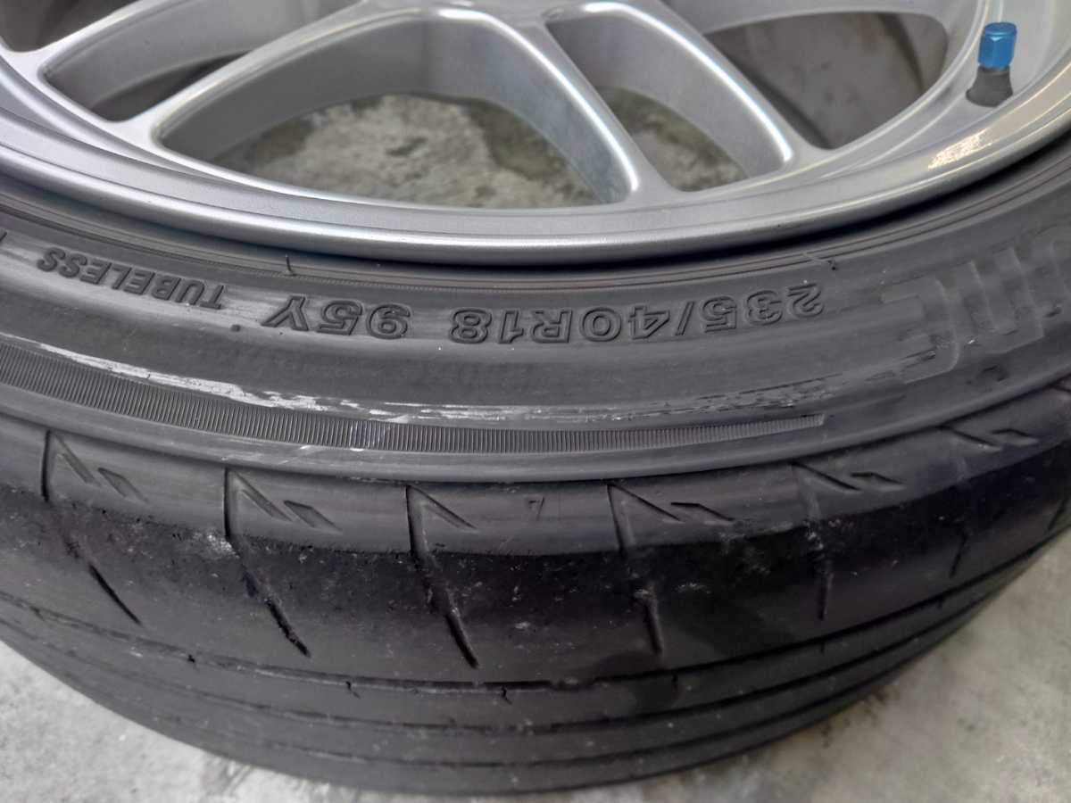 軽量ホイール ENKEI エンケイ RPF1 18インチ 9J ET35 112 BS S007A 235 