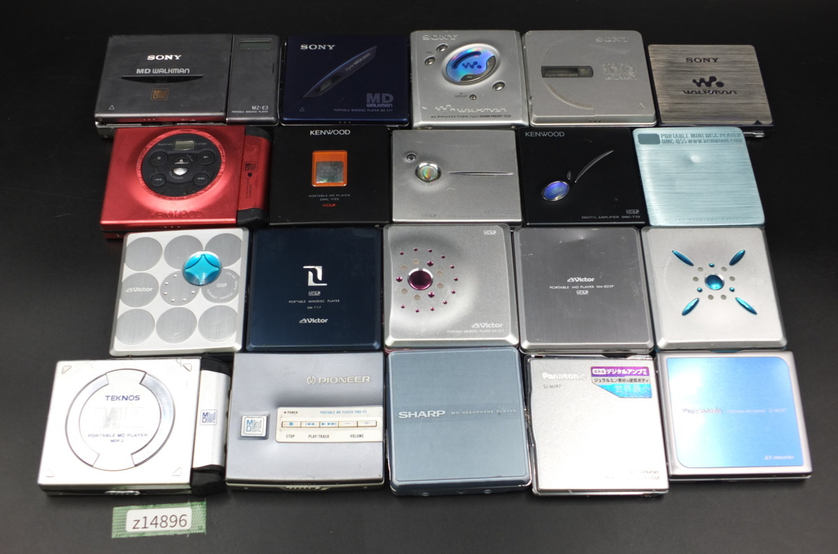 MD sony victor kenwood/5台。