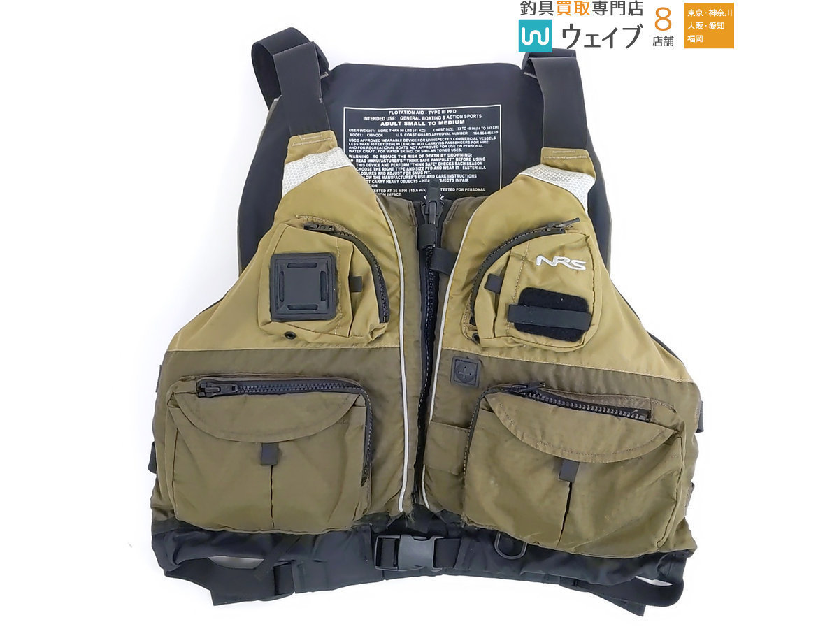 NRS ライフベスト CHINOOK チヌーク S/Mサイズ フィッシングカヤック 