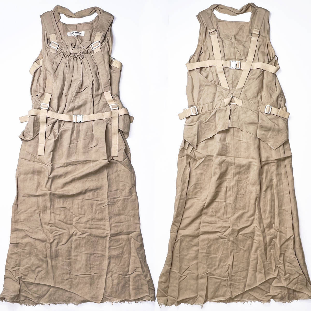 新作入荷，安い パラシュート期 ボンテージ ストラップ ワンピース JUNYA WATANABE コムデギャルソン ジュンヤ 03SS 2003SS Bondage Strap Parachute Dress(ワンピース（ロング）)｜売買されたオークション情報、yahooの商品 女性用