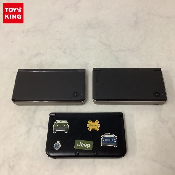 1円～ 動作確認済 初期化済 箱無 ニンテンドーDSi LL 本体 ダークブラウン UTL-001 2点、ニンテンドー3DS LL 本体 ブラック SPR-001 箱無 1円～ 動作確認&frasl;初期化済 クリムゾン&frasl;ブラック USG-001、ニンテンドーDSi TWL