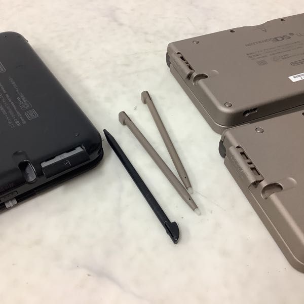 1円～ 動作確認済 初期化済 箱無 ニンテンドーDSi LL 本体 ダークブラウン UTL-001 2点、ニンテンドー3DS LL 本体 ブラック SPR-001 箱無 1円～ 動作確認&frasl;初期化済 クリムゾン&frasl;ブラック USG-001、ニンテンドーDSi TWL