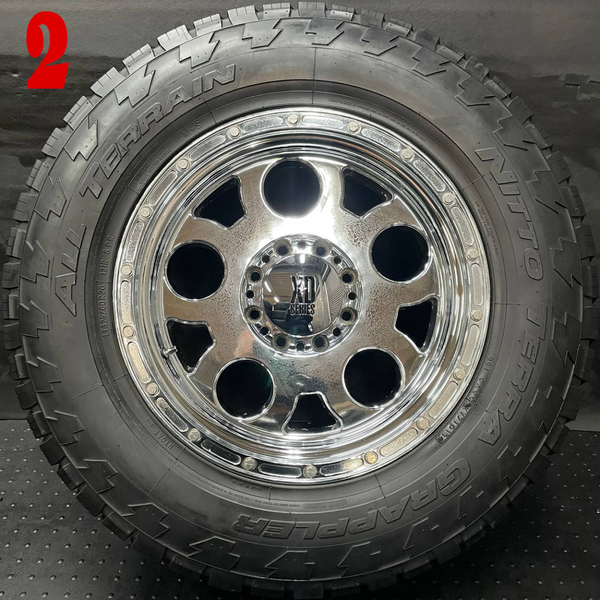 売り切り! 中古ホイール HUMMER H2用 KMC 122シリーズ 20インチアルミ 