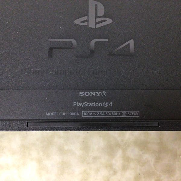 1円〜 箱無 動作確認/初期化済 PS4 CUH-1000A 500GB ジェット・ブラック、