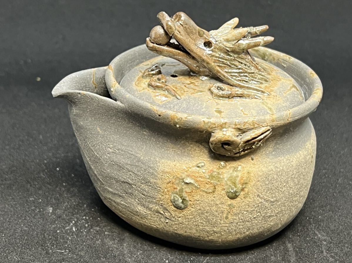 備前焼 宝瓶 急須 茶道具 煎茶 在銘 急須 宝瓶 備前焼 工藝 古美術品