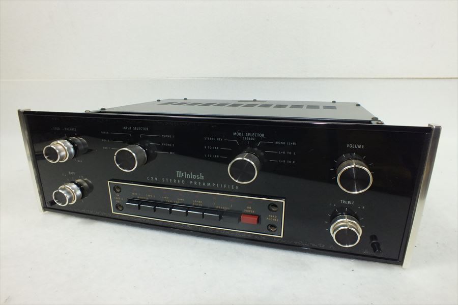 ☆ McIntosh マッキントッシュ C29 プリアンプ 中古 現状品