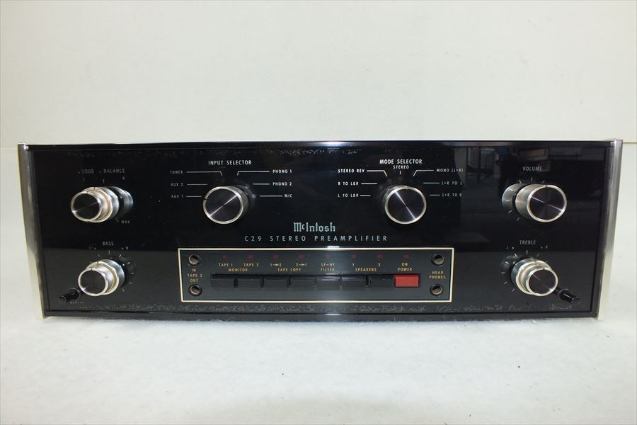 マッキントッシュ McIntosh C29 プリアンプ 極上品