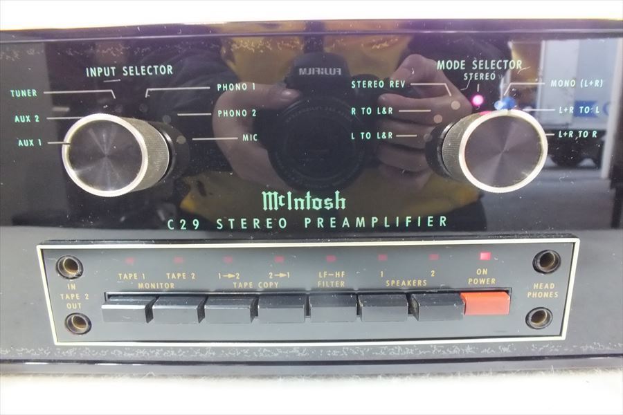 ☆ McIntosh マッキントッシュ C29 プリアンプ 中古 現状品