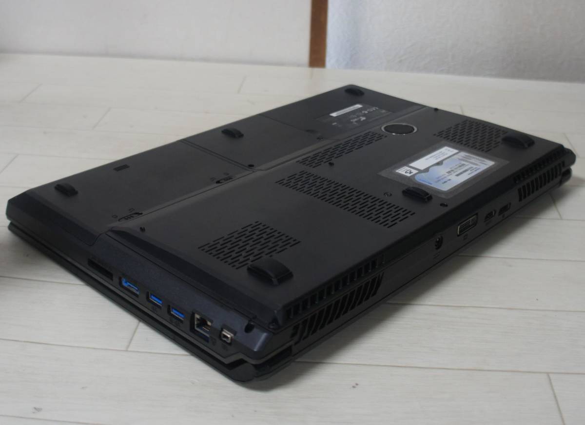 G-GEAR N158J Core i7-3630QM 2.40GHz 8GB 750GB GTX670MX 15.6インチ 