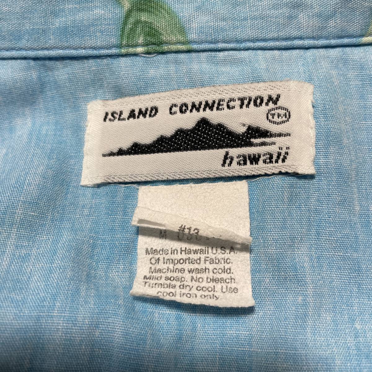 Y-7 ISLAND CONNECTION！USAハワイ製・ビンテージ 裏地使い アロハ 