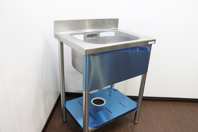 【埼玉発】新品◆S1212◆LIXIL/リクシル◆流し台◆業務用◆W600◆ステンレス一槽流し台◆厨房機器◆S-ISN060A0B
