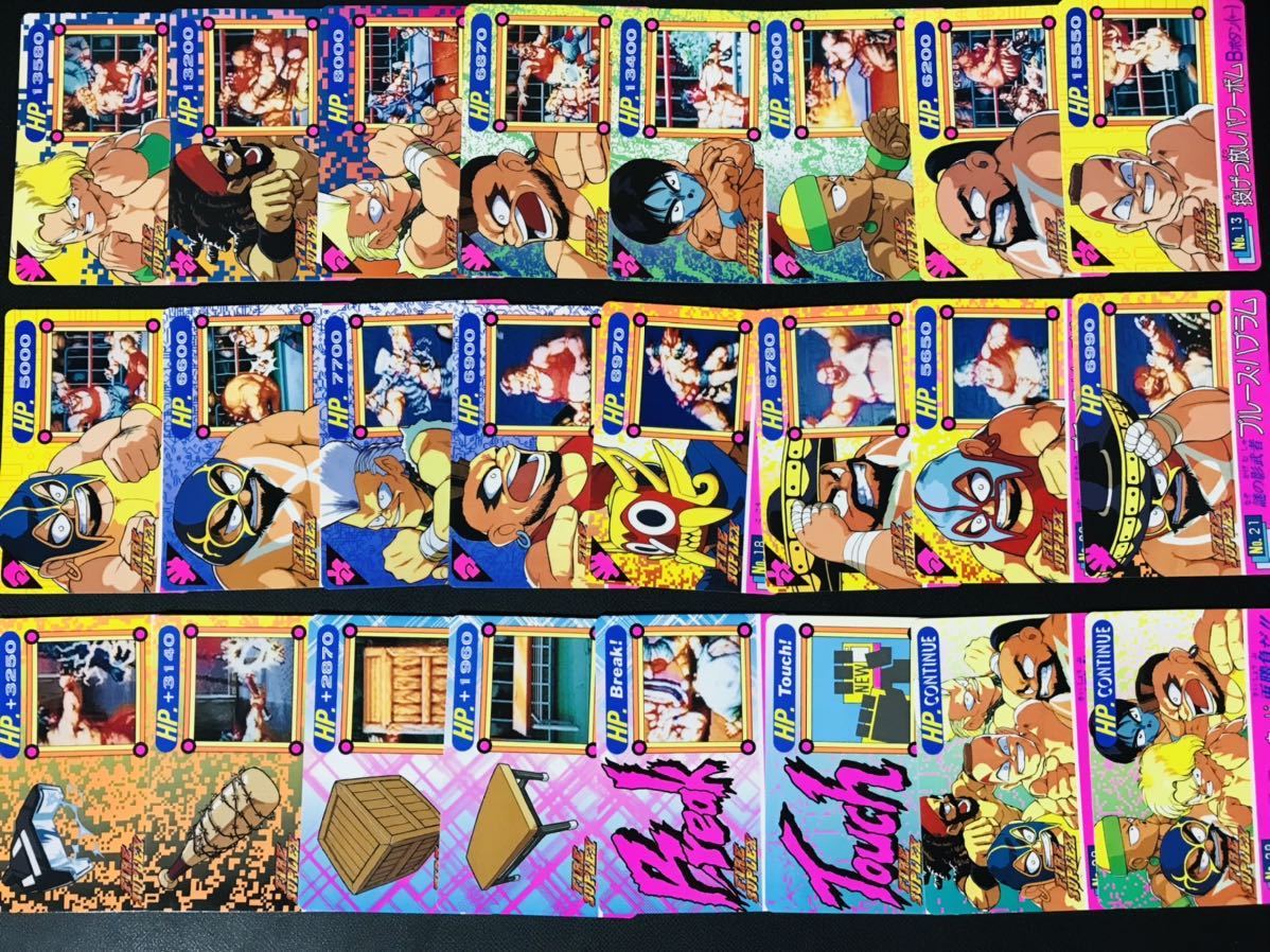 SNK ファイヤースープレックス カード 29種 コンプセット カードダス 希少品レア ファイヤースープレックス カードダス 全29種類 フルコンプ
