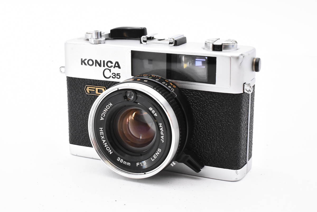 簡易動作OK】Konica C35 FD ブラック コンパクトフィルムカメラ コニカ