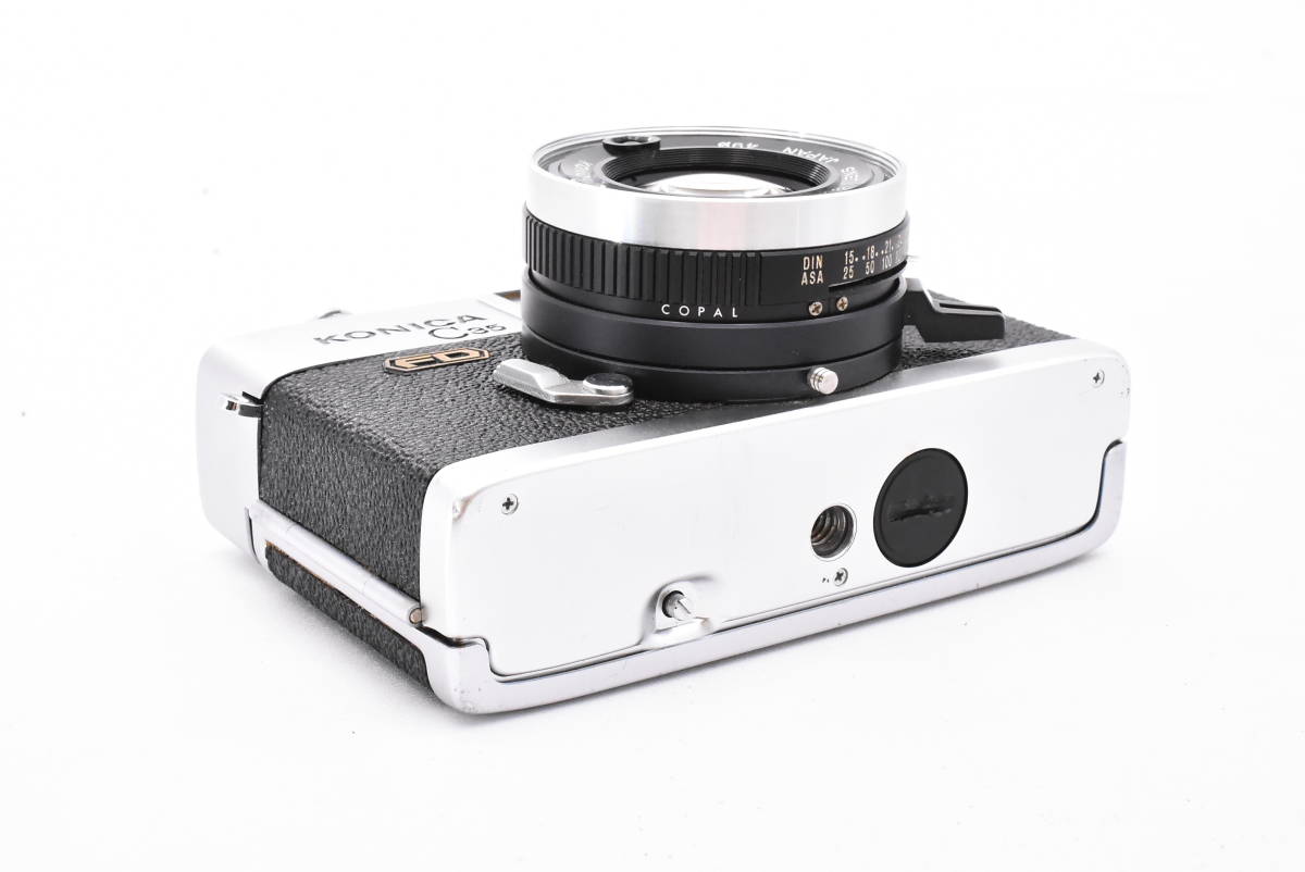 【完動品】 KONICA C35 FD レンジファインダー フィルムカメラ C35 FD コニカ 目立つ汚れなし レンジファインダーカメラ フィルム