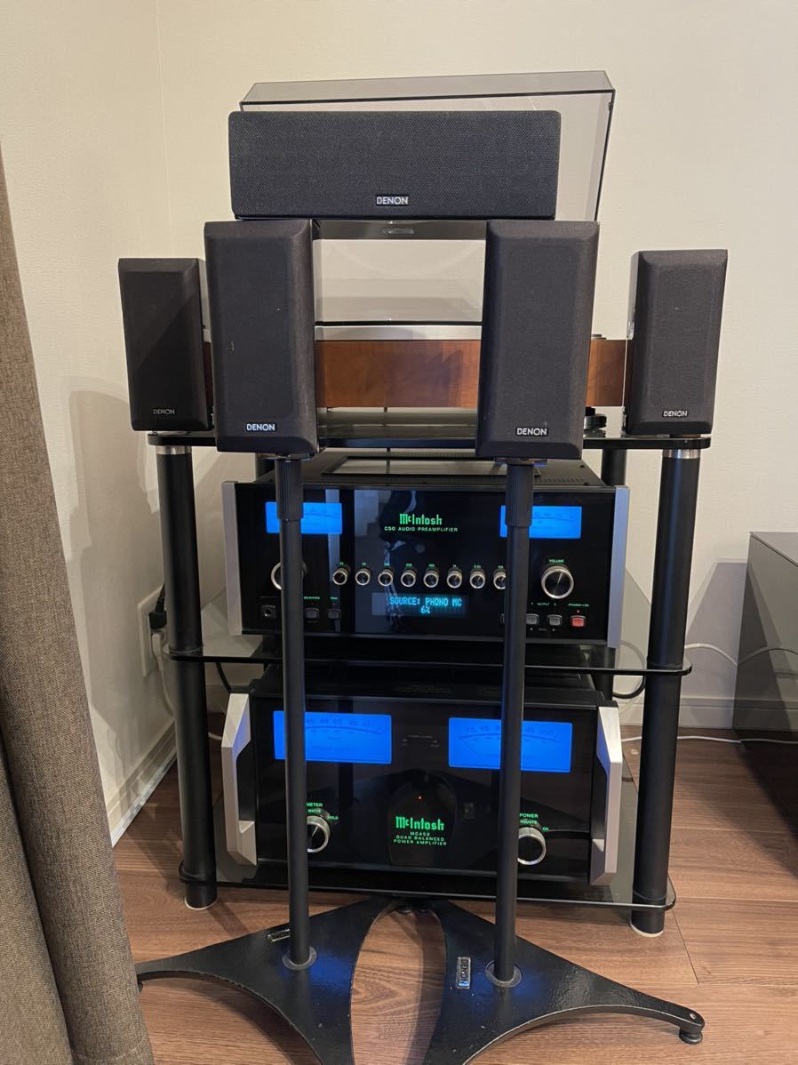 デノン スピーカースタンド ASS-80 SC-AS500 スピーカー 4本 デノン