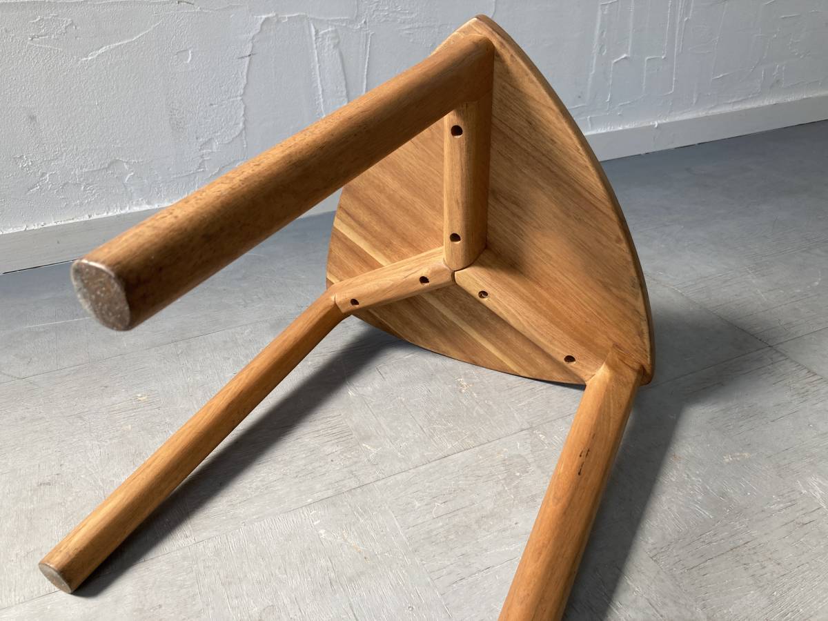 鉄と木の椅子☆角スツール☆サイドテーブル☆花台☆ハンドメイド☆