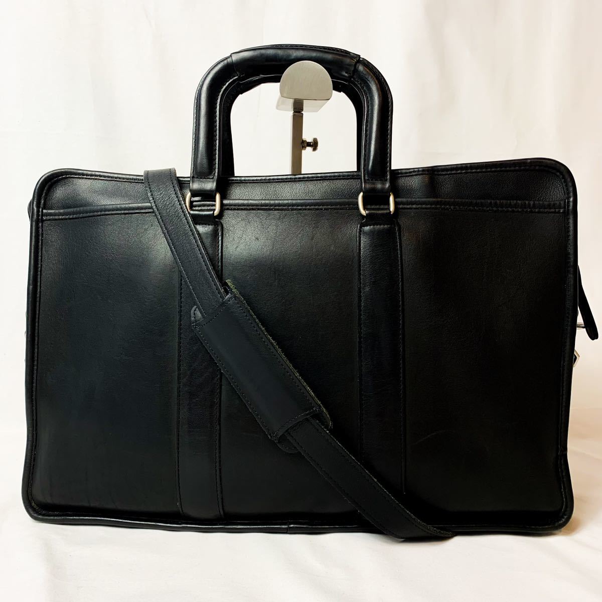 1円 【極美品】COACH コーチ ビジネスバッグ ハンド トート ショルダー 