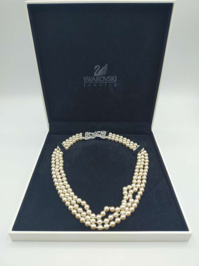 4547 Swarovski スワロフスキー イミテーションパールネックレス(ネックレス、ペンダント、チョーカー)｜売買されたオークション情報、yahooの商品情報をアーカイブ公開 - オークファン ネックレス、ペンダント、チョーカー