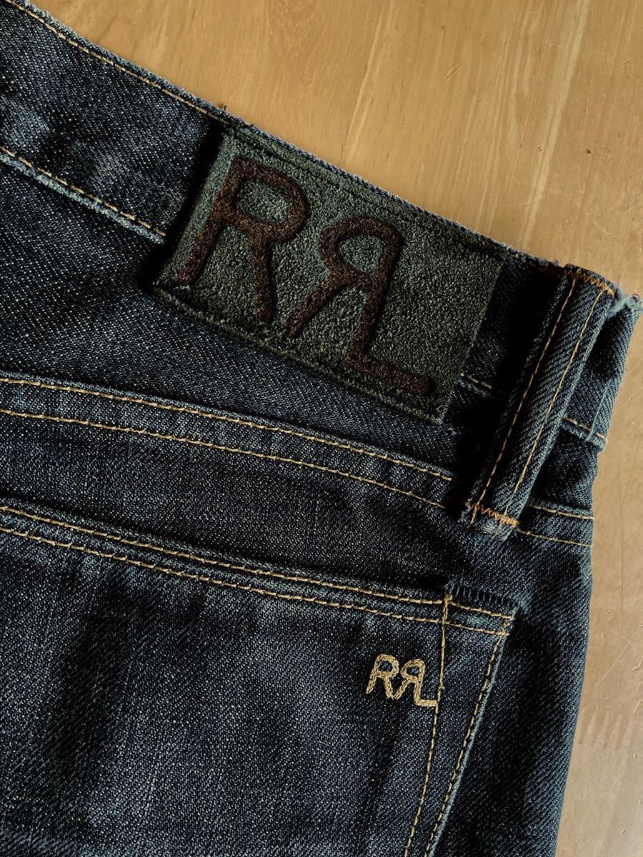 RRL ディストレストブラックデニム USA製 全盛期の逸品 最高のリペア 