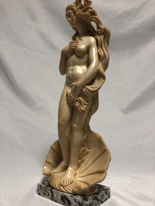 配送ok】西洋美術 SCULPTURE 彫刻 小花を持つ女神 ヴィーナス像 配送ok