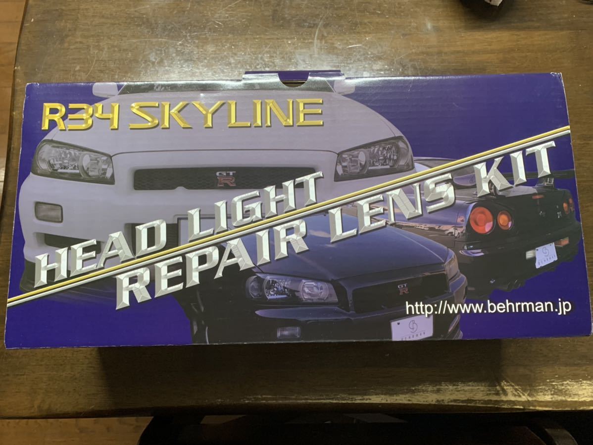 新品 R34 スカイライン 前期後期全グレード WISESQUARE ヘッドライト 