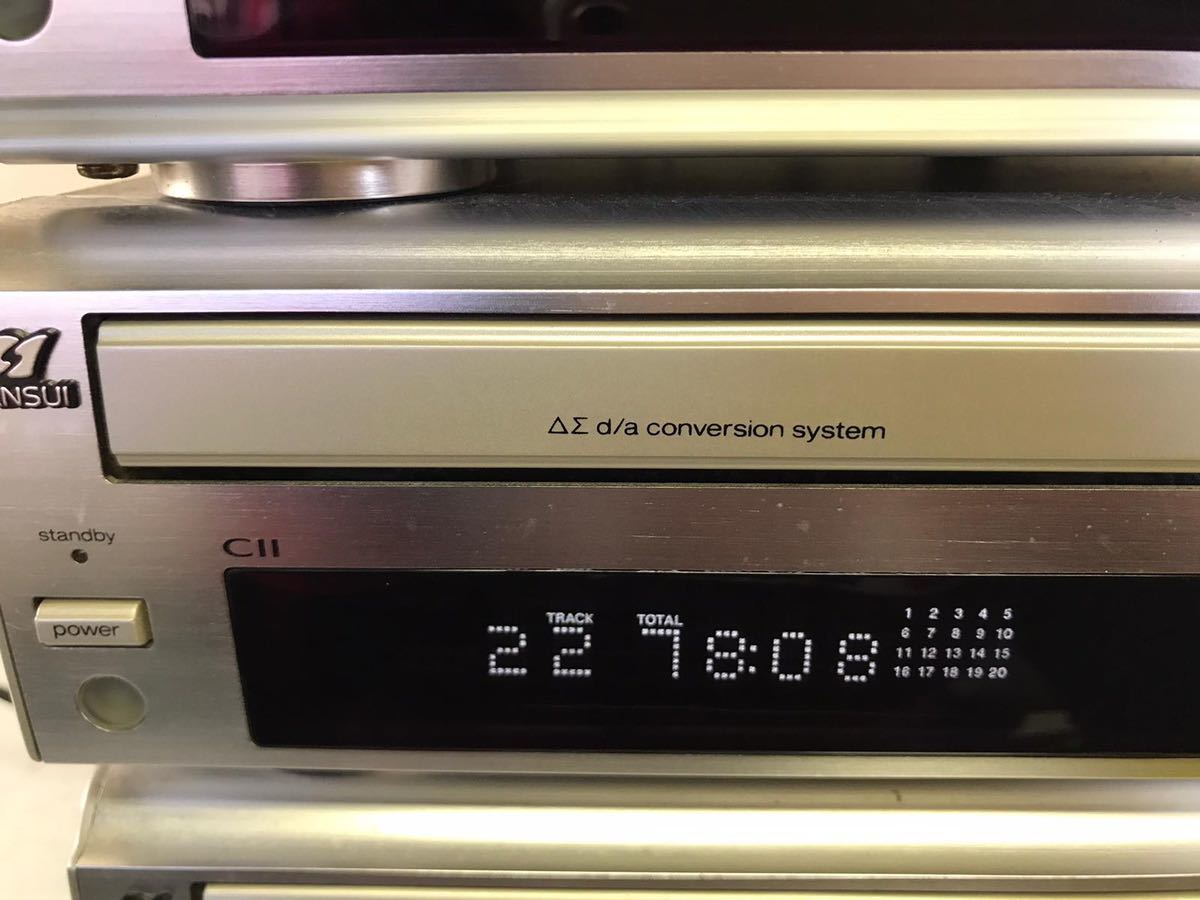 Sansui サンスイ ミニコンポ R11 C11 M11 D11 CD AM FM音出し MD 