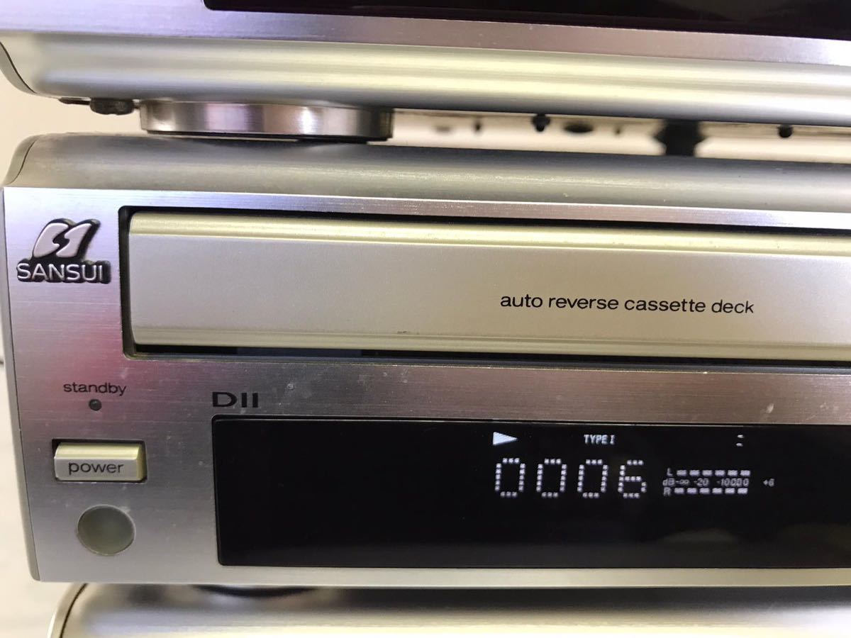 Sansui サンスイ ミニコンポ R11 C11 M11 D11 CD AM FM音出し MD 