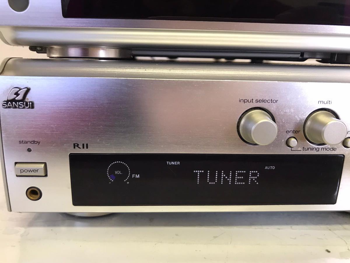 Sansui サンスイ ミニコンポ R11 C11 M11 D11 CD AM FM音出し MD 
