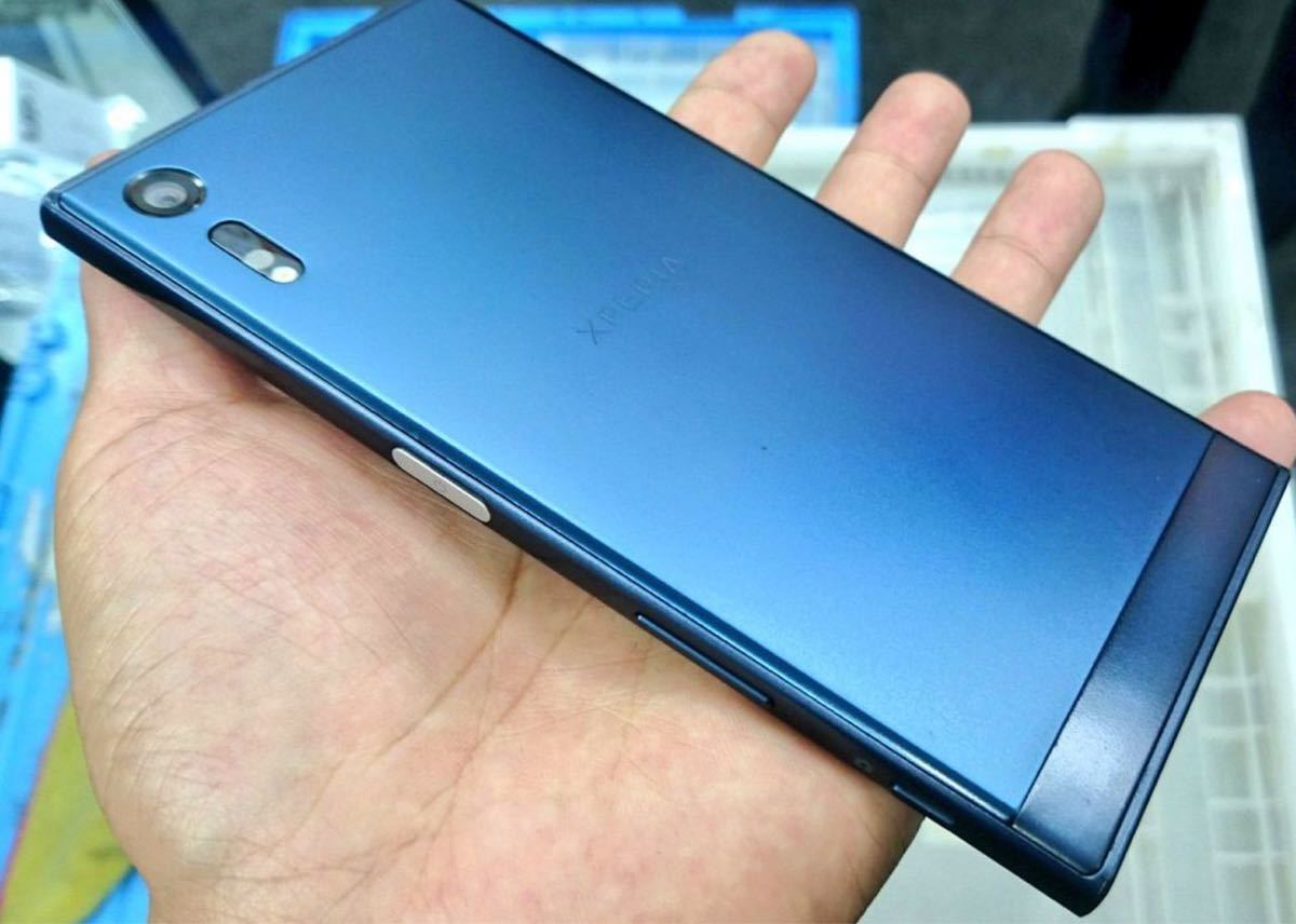 つかしょうページ SONY Xperia XZ SO-01J フォレストブルー Android8 SDN820 32GB 3GB