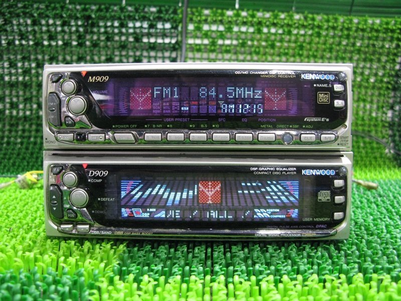 psi』 希少 ケンウッド D909 M909 CD・MDレシーバー 難有り 当時物