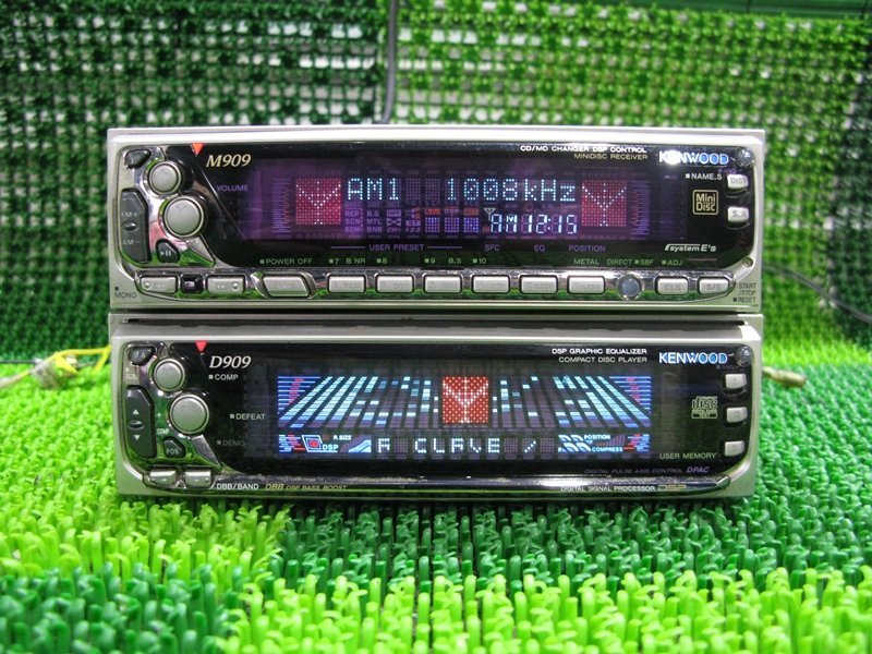 psi』 希少 ケンウッド D909 M909 CD・MDレシーバー 難有り 当時物 