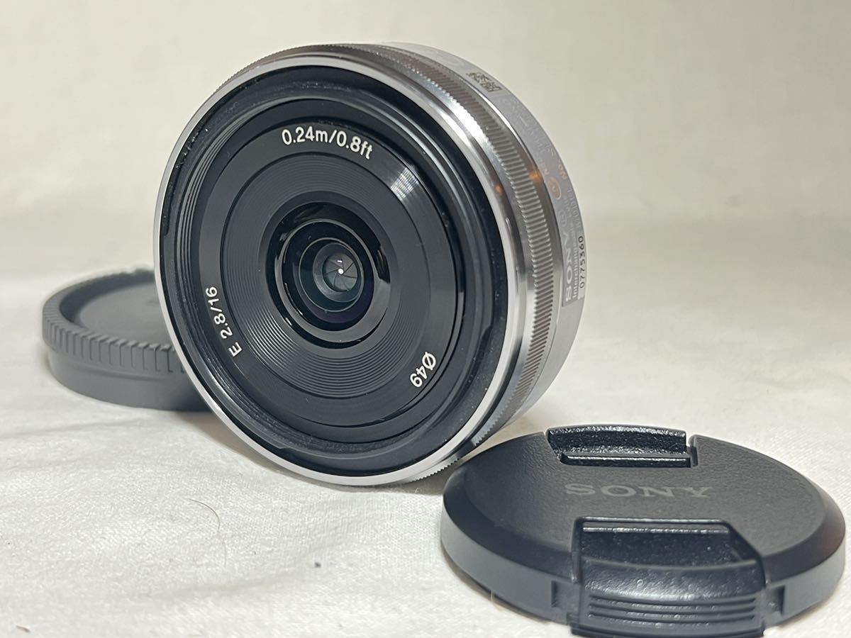 定番人気，HOT ◇美品◇ Sony ソニー E 16mm F2.8 SEL16F28 パンケーキ