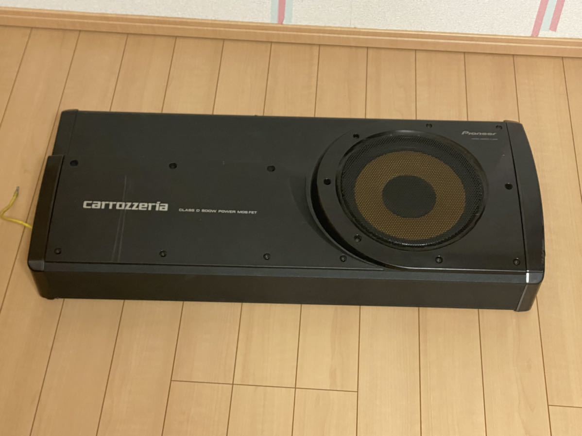 カロッツェリア　パワードサブウーハー　TSーWX99A パイオニア　アンプ内蔵 TS-WX99A カロッツェリア carrozzeria アンプ内蔵サブウーファー 車 500W