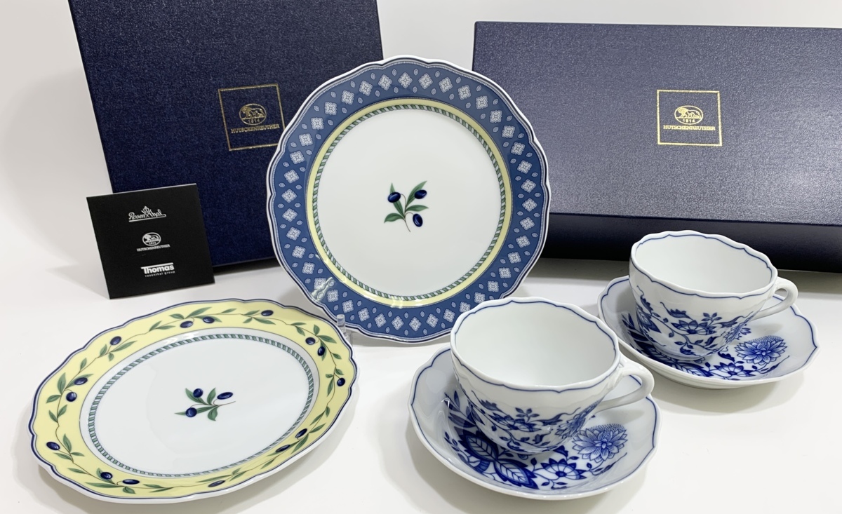 食器・キッチン用品 Hutschenreuther 花柄カップと皿セット
