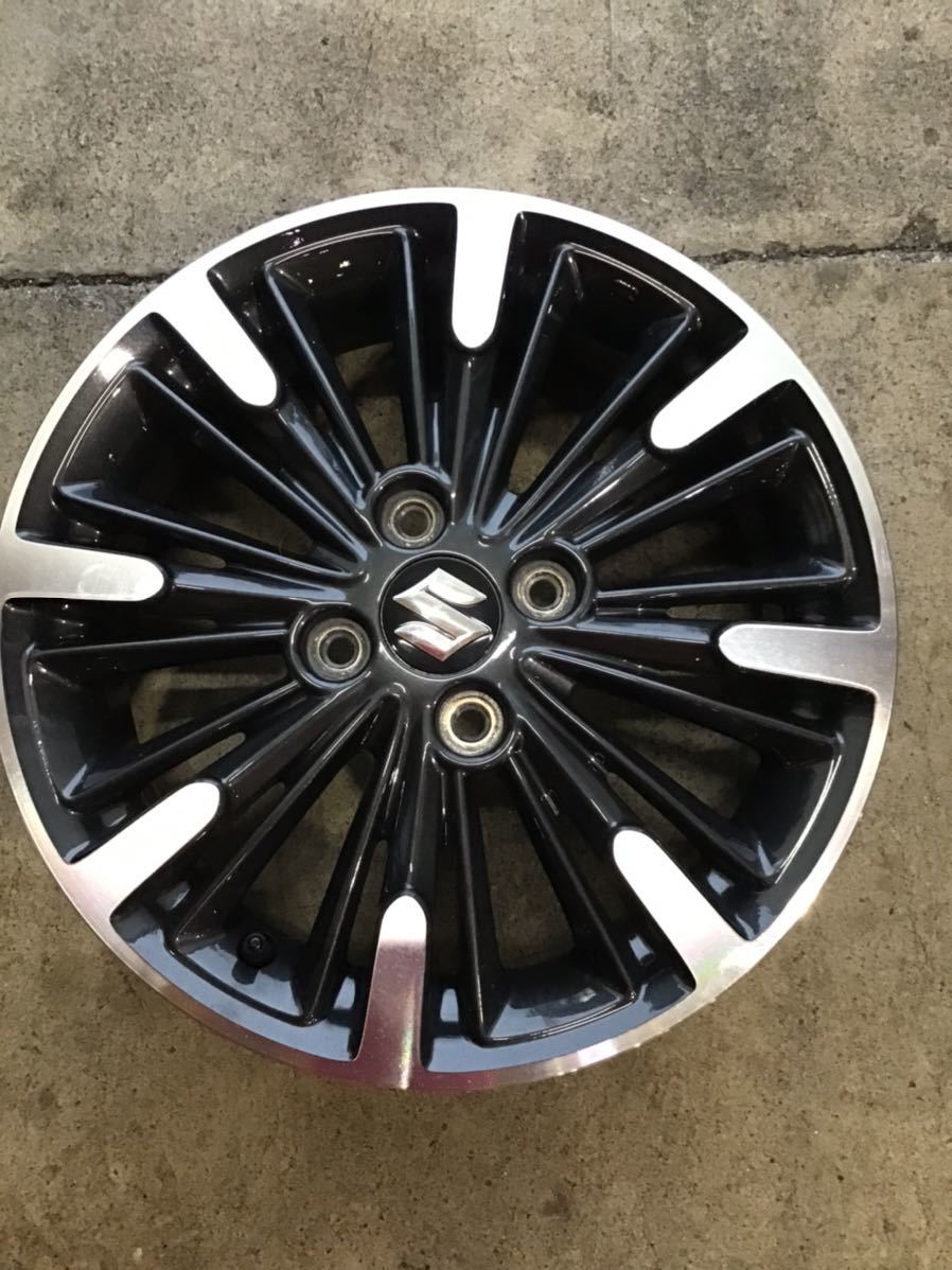 未使用 純正アルミホイール4本 SUZUKI製 スペーシア・ベース （スズキ 